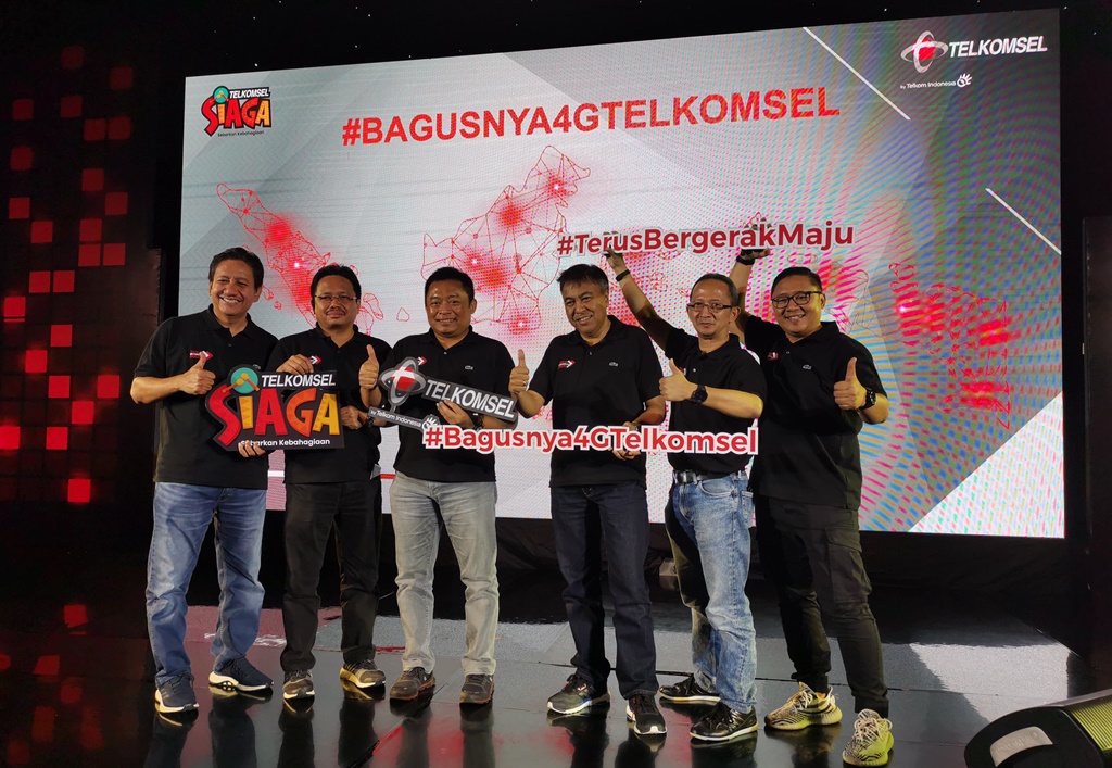 Jajaran direksi Telkomsel dalam acara Media Gathering 2019, Mei 2019.